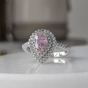 Pink Gemstone ring, size 7, 925 Sterling Silver Charmed Aroma